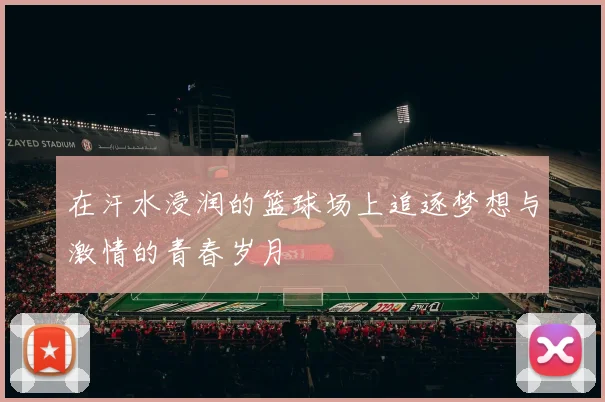 在汗水浸润的篮球场上追逐梦想与激情的青春岁月